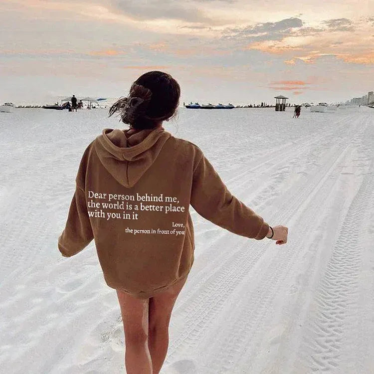 "DEAR PERSON BEHIND ME" SWEATSHIRT