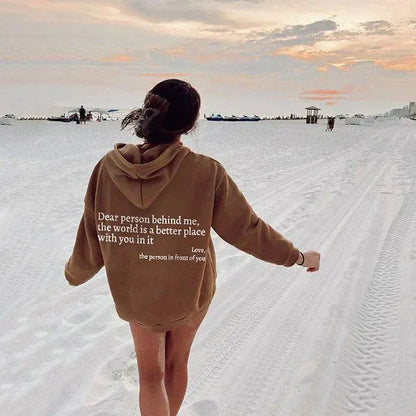 "DEAR PERSON BEHIND ME" SWEATSHIRT