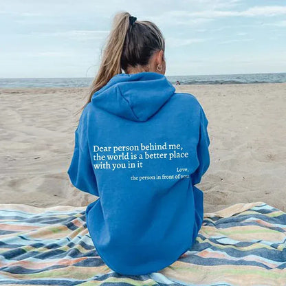"DEAR PERSON BEHIND ME" SWEATSHIRT