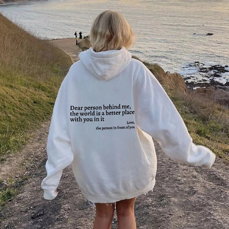 "DEAR PERSON BEHIND ME" SWEATSHIRT